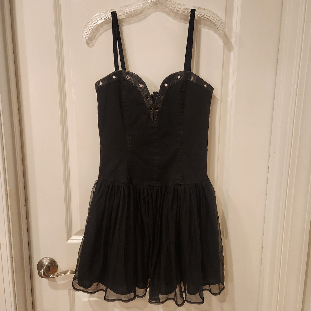 royal bones black dress | Dresses | Royal Bones By Daang Tripp Nyc Tutu Black And White Cocktail Nude Silver size:2-3 Years (100cm)